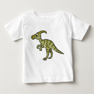 T-shirt Pour Bébé Illustration Mignonne D'Un Parasaurolophus Dinosau
