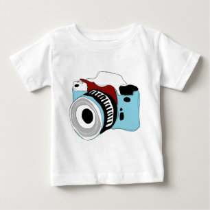 T-shirt Pour Bébé Illustration originale d'appareil photo numérique