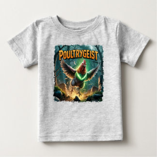 T-shirt Pour Bébé Illustration Poultrygeist Combo Créature Drôle