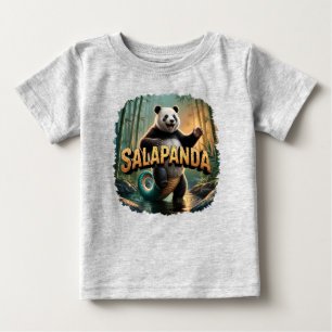T-shirt Pour Bébé Illustration Salapanda Combo Créature Drôle