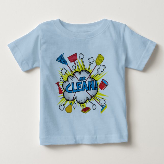 T-shirt Pour Bébé im a mr clean (Devant)