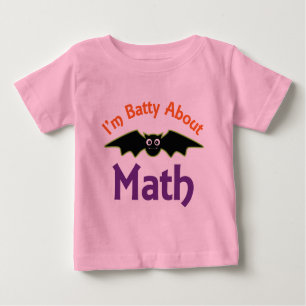 T-shirt Pour Bébé Im Batty au sujet des maths