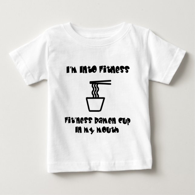 T-shirt Pour Bébé IM dans la forme physique - nouilles de Ramen (Devant)