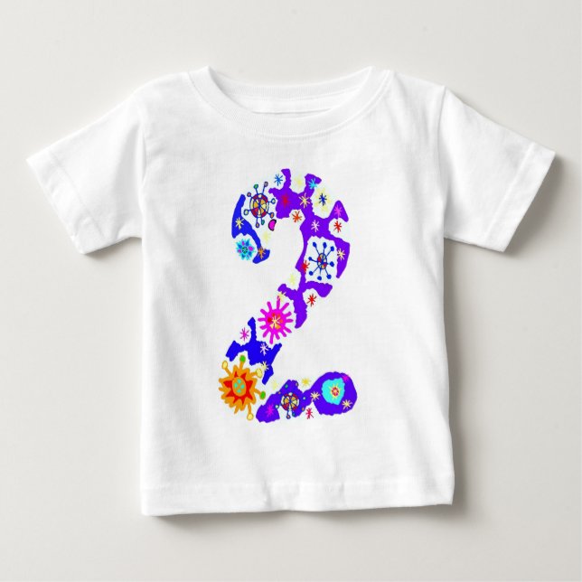 T-shirt Pour Bébé Im deux ! (Devant)