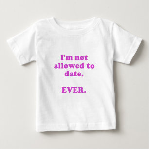 T-shirt Pour Bébé Im non laissé jusqu'à présent jamais
