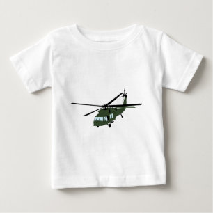 T-shirt Pour Bébé Image de l'hélicoptère Blackhawk