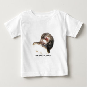 T-shirt Pour Bébé Image du Ferret de l'able