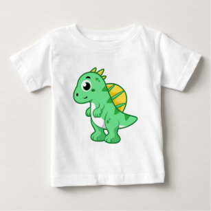 T-shirt Pour Bébé Image Mignonne D'Un Spinosaure.