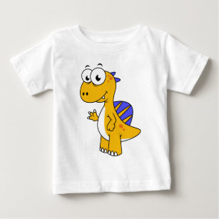 T-shirt Pour Bébé Image Mignonne D'Un Spinosaure. 2