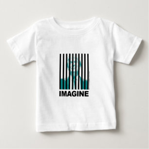 T-shirt Pour Bébé Imaginez Trump derrière les barreaux