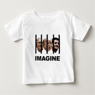T-shirt Pour Bébé Imaginez Trump, McConnell et Ryan Behind Bars