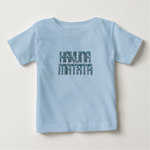 T-shirt Pour Bébé Impression d'art 3D Hakuna Matata