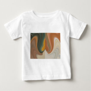 T-shirt Pour Bébé Impression d'art Abstrait rétroactif