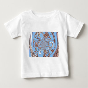 T-shirt Pour Bébé Impression d'art Kaleidoscope vintage