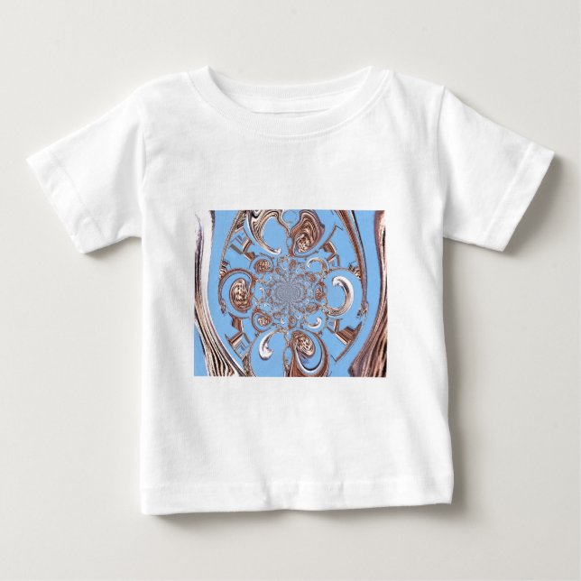 T-shirt Pour Bébé Impression d'art Kaleidoscope vintage (Devant)