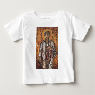 T-shirt Pour Bébé Impression d'art mosaïque orthodoxe Saint Laurent
