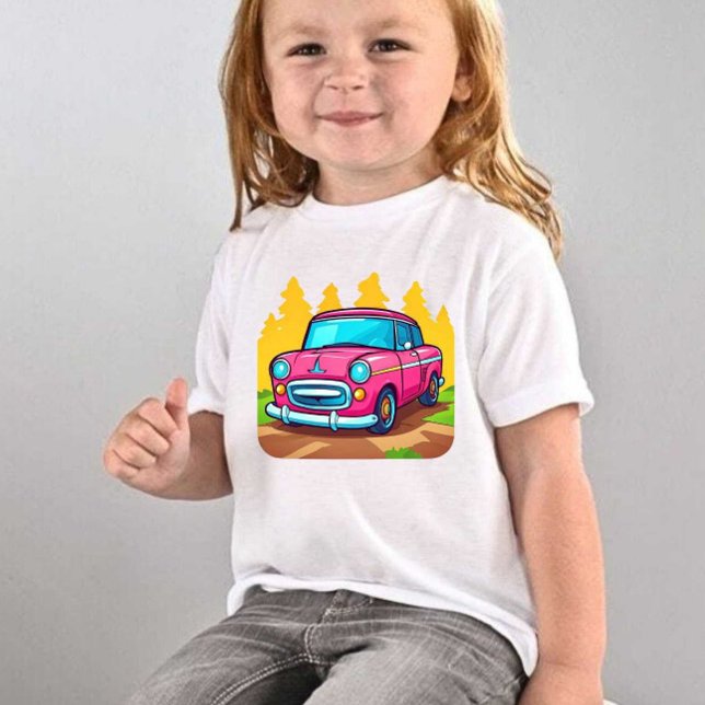 T-shirt Pour Bébé Impression de voiture Moderne Enfants mignons (Créateur téléchargé)
