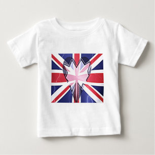 T-shirt Pour Bébé Imprimer "I Love UK"