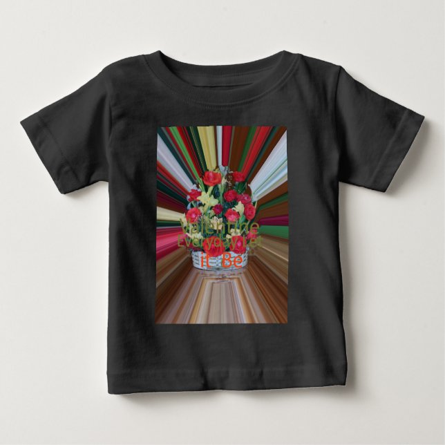 T-shirt Pour Bébé Imprimer Saint-Valentin (Devant)