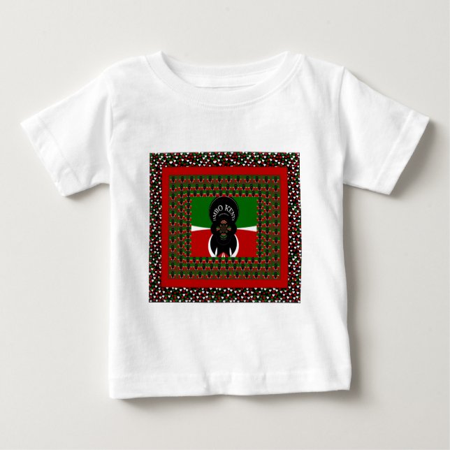 T-shirt Pour Bébé Imprimerie d'art Jambo Kenya (Devant)