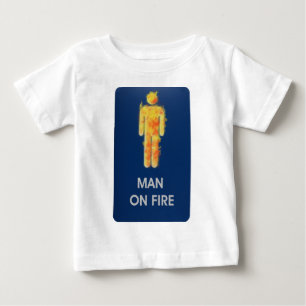 T-SHIRT POUR BÉBÉ INCENDIE POUR BÉBÉ