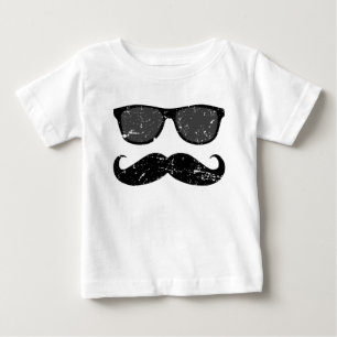 T-shirt Pour Bébé incognito - drôle de moustache et teintes cool