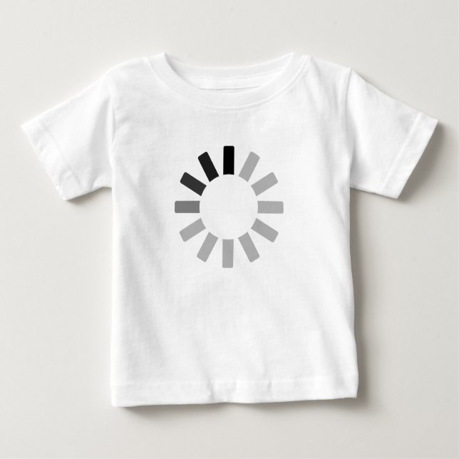 T-shirt Pour Bébé Indicateur de chargement d'Ajax (Devant)