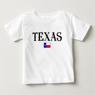 T-shirt Pour Bébé Indicateur de la carte d'état du Texas USA