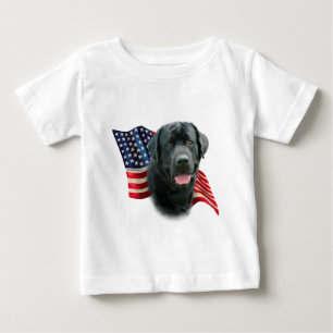 T-shirt Pour Bébé Indicateur Labrador Retriever (noir)