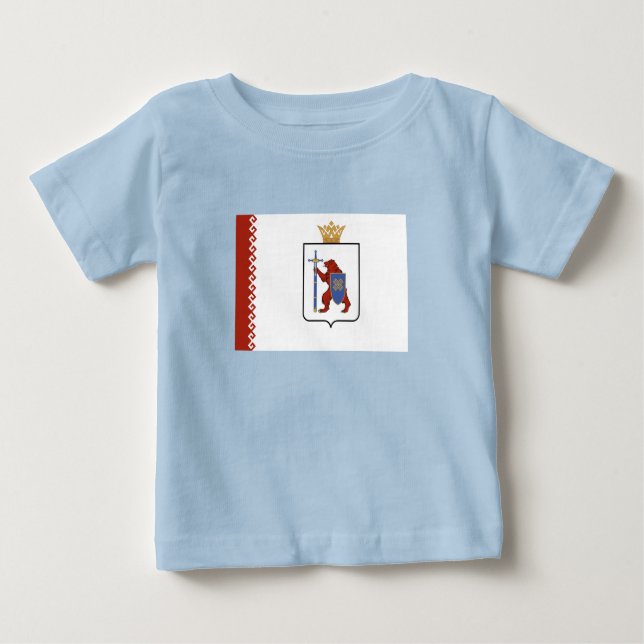 T-shirt Pour Bébé Indicateur Mari El (Devant)