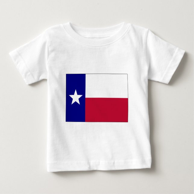 T-shirt Pour Bébé Indicateur Texas Lone Star (Devant)