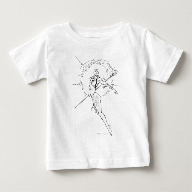 T-shirt Pour Bébé Indigo Tribe 9 (Devant)