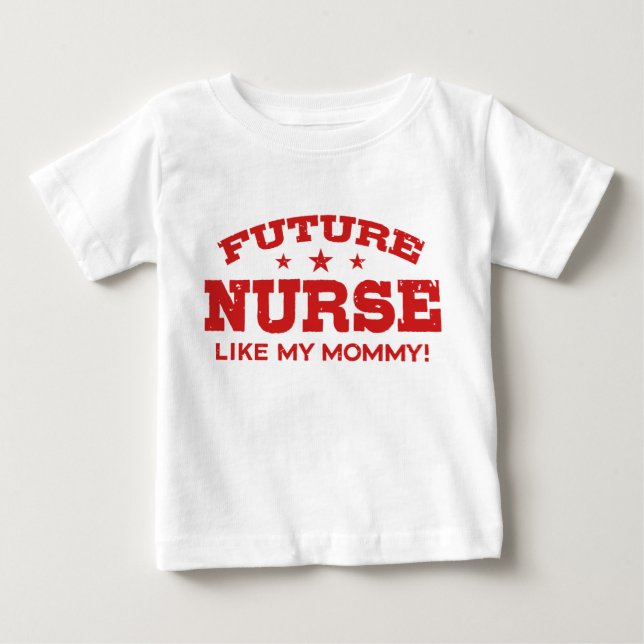 T-shirt Pour Bébé Infirmière future (Devant)