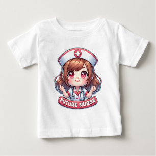 T-shirt Pour Bébé Infirmière future