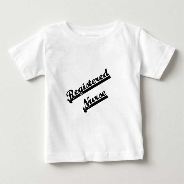 T-shirt Pour Bébé Infirmière inscrite (Devant)