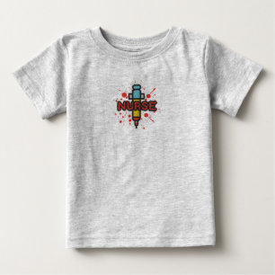 T-shirt Pour Bébé Infirmière : Soins d'injection Quotidien