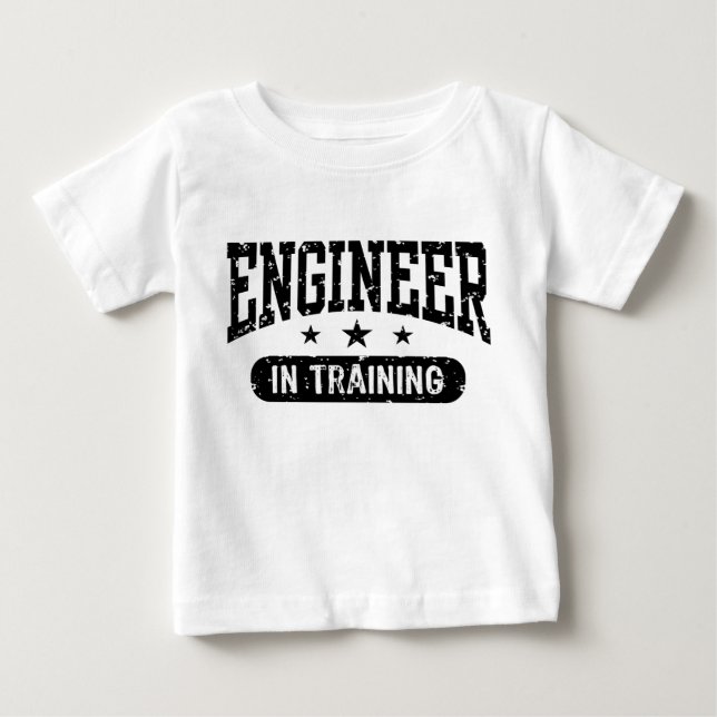 T-shirt Pour Bébé Ingénieur en formation (Devant)