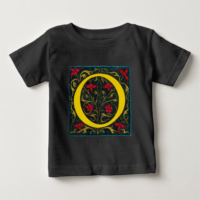 T-SHIRT POUR BÉBÉ INITIAL O, 1520. (Devant)