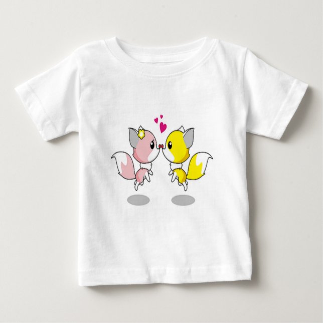 T-shirt Pour Bébé Inséparables mignons (Devant)