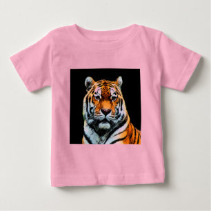 T-shirt Pour Bébé Inspiration des yeux de tigre