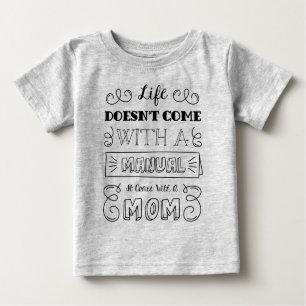 T-shirt Pour Bébé Inspirer la vie et la citation de maman Bodysuit