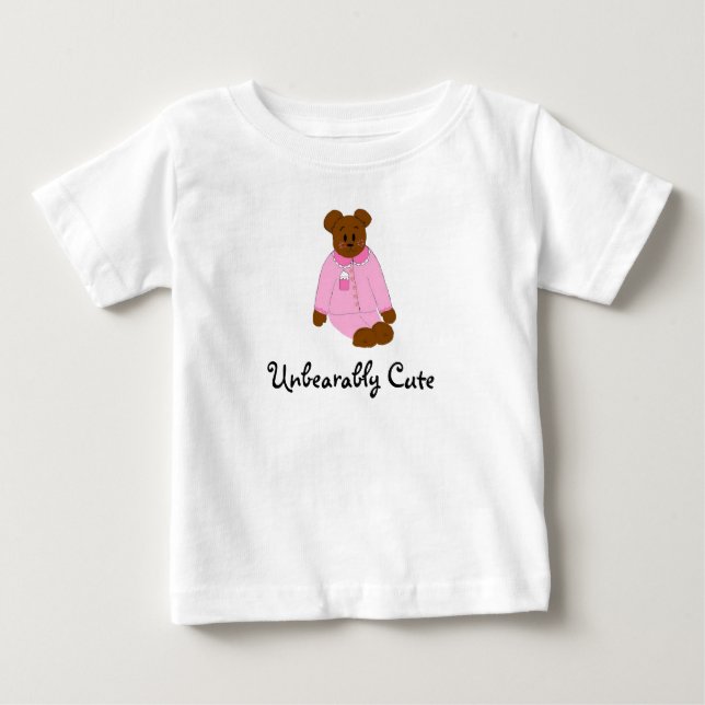 T-shirt Pour Bébé Insupportable mignon (Devant)