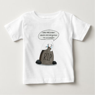 T-shirt Pour Bébé Introduire un fantôme détester Halloween
