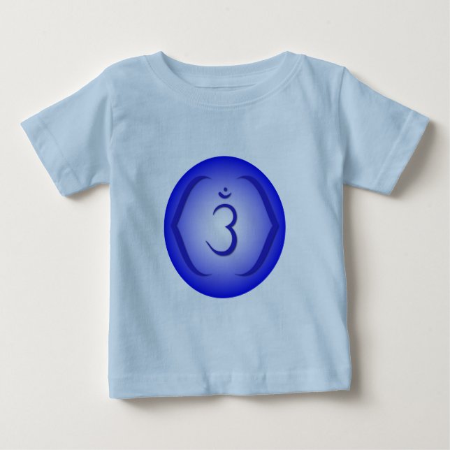T-shirt Pour Bébé Intuition Chakra - Ajna (Devant)