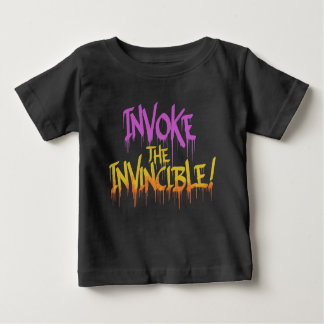 T-shirt Pour Bébé Invoquer l'invincible