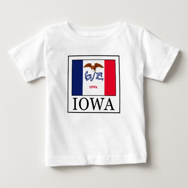 T-shirt Pour Bébé Iowa (Devant)