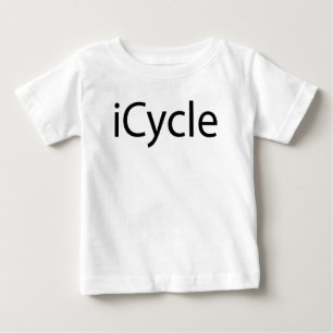 T-shirt Pour Bébé Iphone Parody Cool Funny Cyclisme Icycle