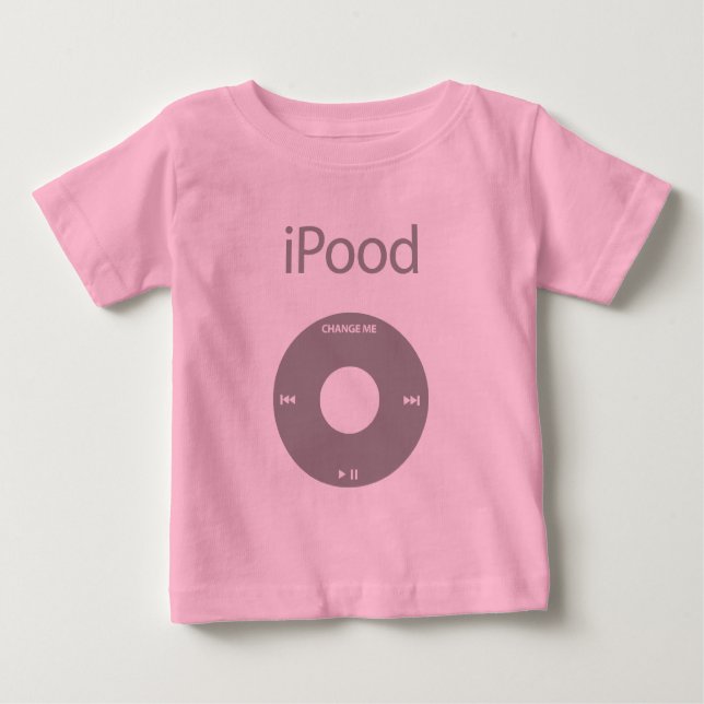 T-shirt Pour Bébé iPood (Devant)