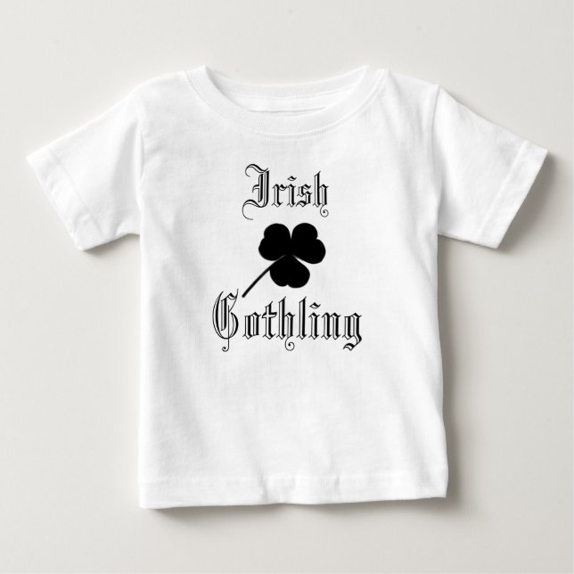 T-shirt Pour Bébé Irlandais Gothling (Devant)