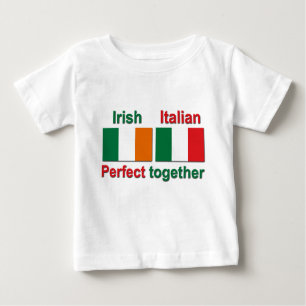 T-shirt Pour Bébé Irlandais italien - perfectionnez ensemble !